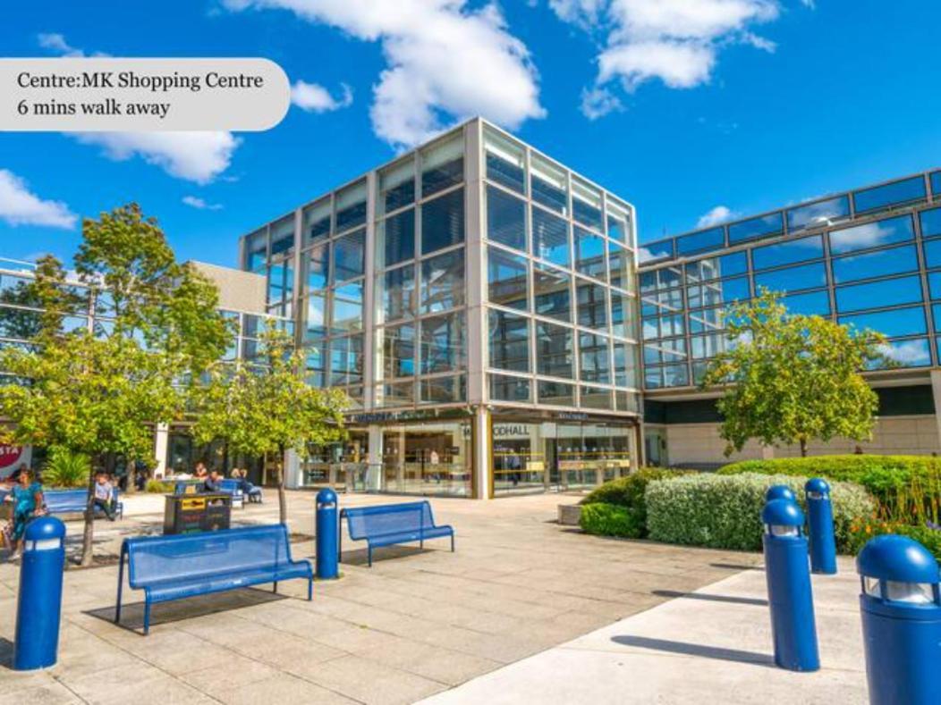 Luxury Campbell Park Apartments In Central Mk With Balcony, Free Parking & Smart Tv With Netflix By Yoko Property Milton Keynes Bagian luar foto